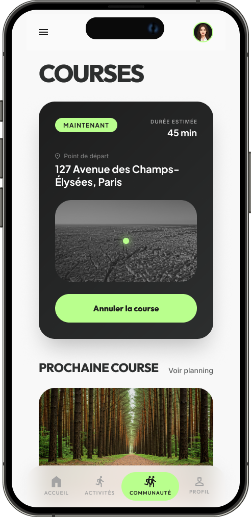 Pulse — Détails des courses